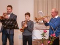 Vaneji so za rojstni dan zaigrali oče Danilo, brat Mark in dedek Jožef