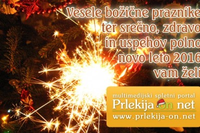 Vesele praznike in srečno 2016