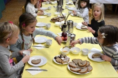 Tradicionalni slovenski zajtrk v vrtcu Gornja Radgona