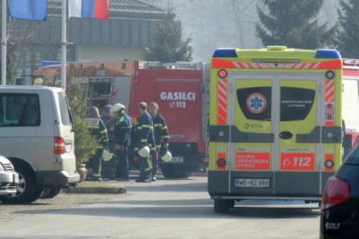 Požar savne v Banovcih