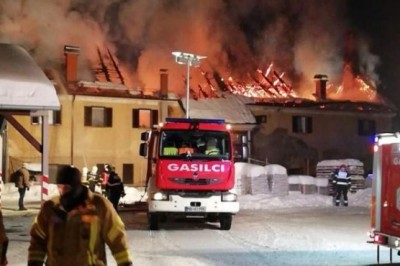 Požar v Veliki Nedelji, foto: PGD Ivanjkovci