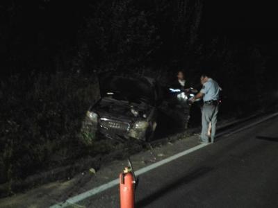 Prometna nesreča, foto: PGD Ormož