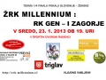 ŽRK MILLENNIUM - RK GEN-I ZAGORJE