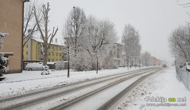 Sneg v Ljutomeru