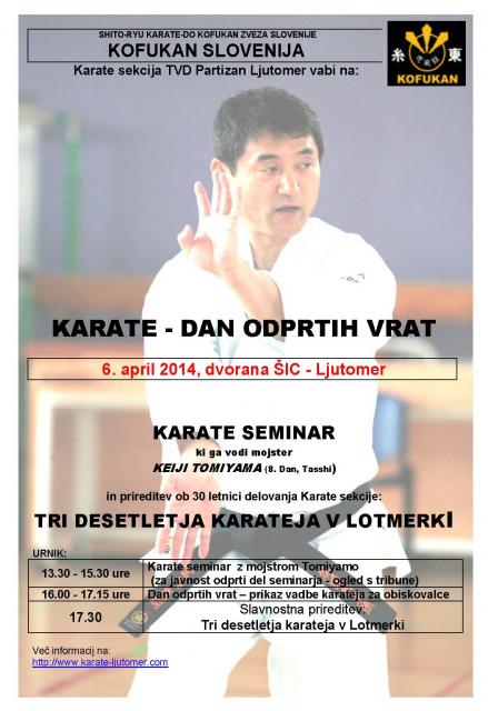 Karate - dan odprtih vrat