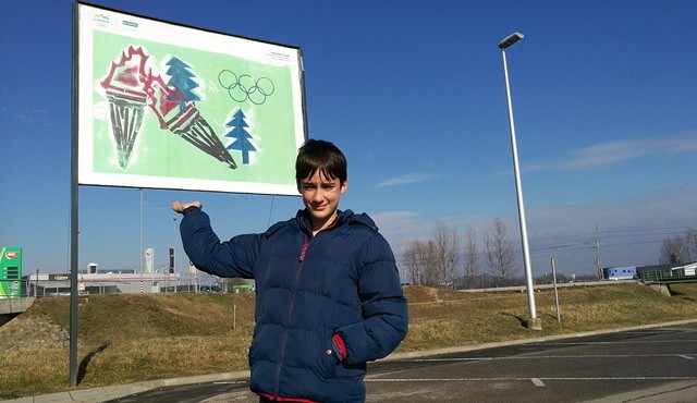 Val Šumak in slovenski olimpijski plakat Val Šumak in slovenski olimpijski plakat
