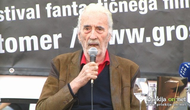 Christopher Lee leta 2011 v Ljutomeru Christopher Lee leta 2011 v Ljutomeru