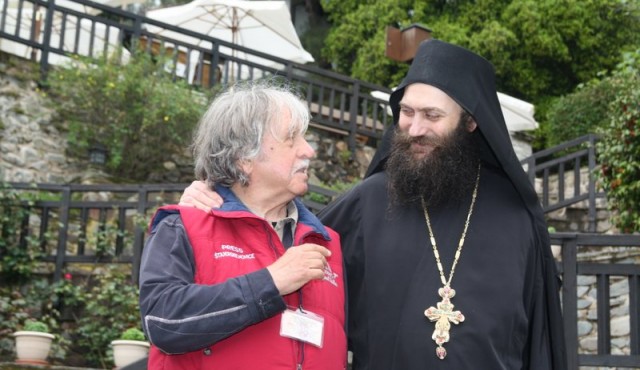 Rade Bakračević in iguman Metodije