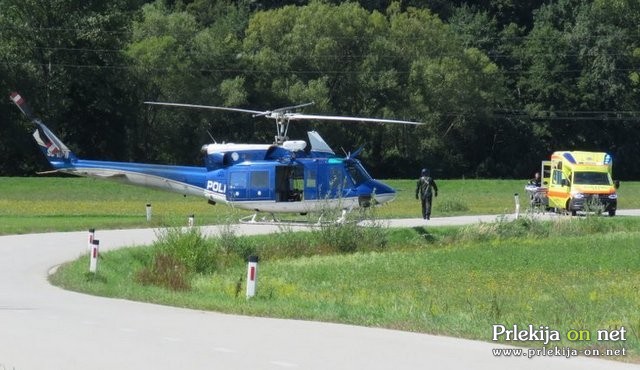 Posredovanje helikopterja v Bučkovcih Posredovanje helikopterja v Bučkovcih