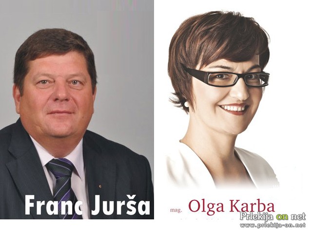 Franc Jurša in Olga Karba Franc Jurša in Olga Karba