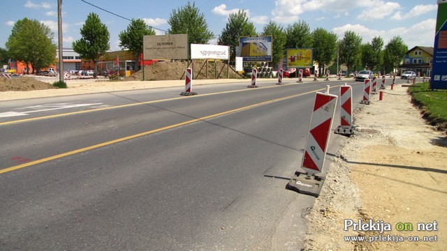 Gradnja krožišča Gradnja krožišča