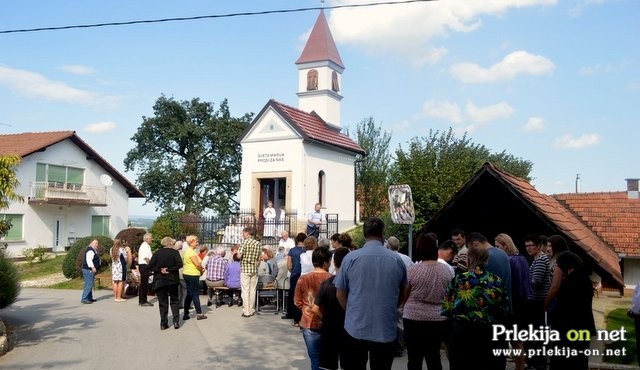 Blagoslov obnovljene kapele Blagoslov obnovljene kapele