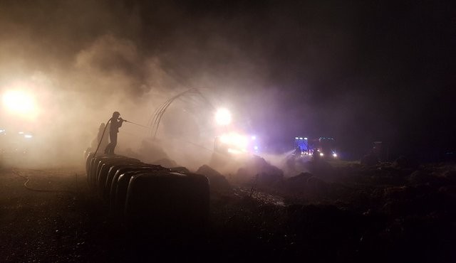 Požar v Markovcih, foto: PGD Stojnci
