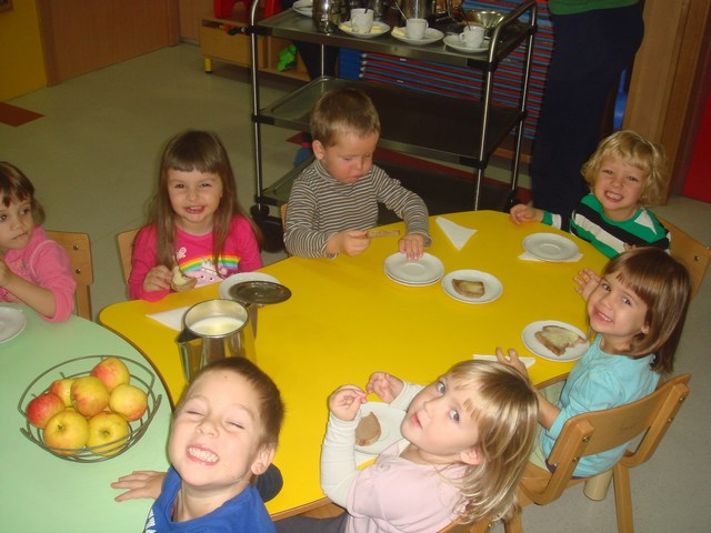 Tradicionalni slovenski zajtrk v vrtcu Križevci