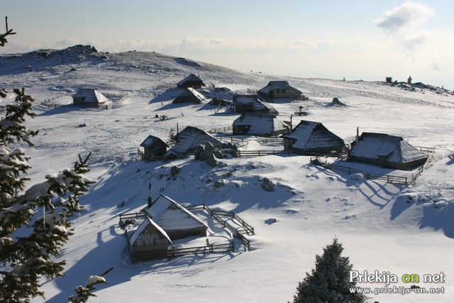 Velika planina pozimi