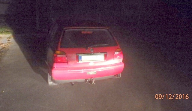 Zaseženo vozilo, foto: PP Gorišnica