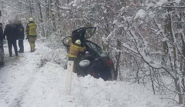 Prometna nesreča v Okoslavcih, foto: PGD Gornja Radgona