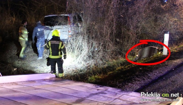 Voznika so policisti vklenili