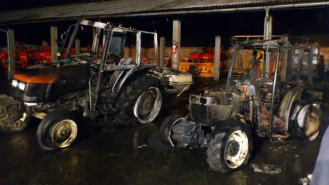 Zagoreli trije traktorji, foto: PGD Ormož