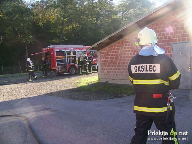 Gasilska vaja v Borecih Gasilska vaja v Borecih