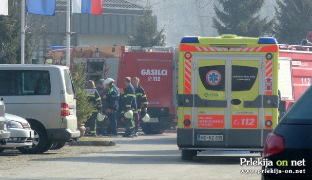 Požar savne v Banovcih Požar savne v Banovcih
