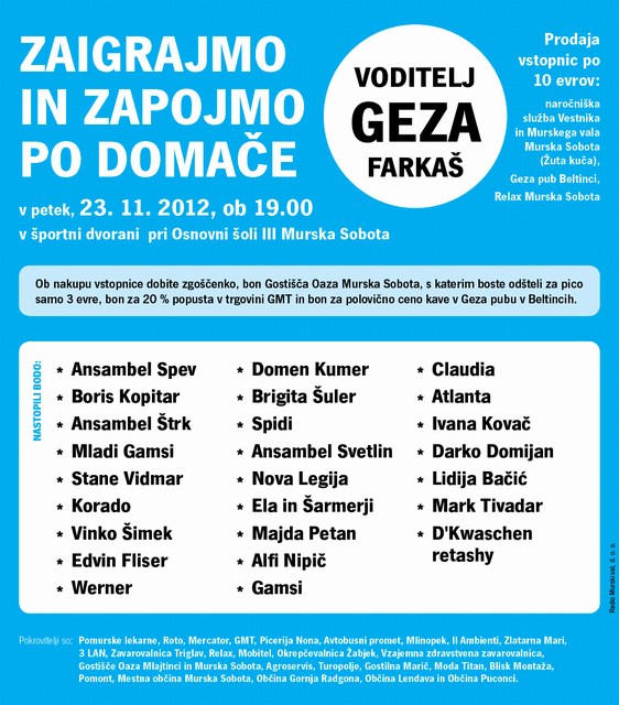 Zaigrajmo in zapojmo po domače