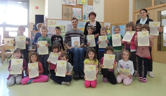 Zaključek bralne značke v vrtcu Stročja vas Zaključek bralne značke v vrtcu Stročja vas