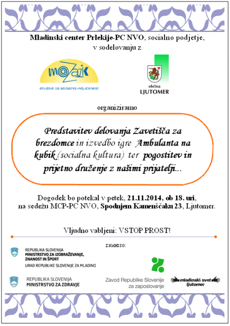Zavetišče za brezdomce se predstavlja