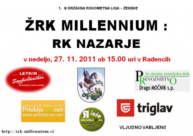 ŽRK Millenium - RK Nazarje